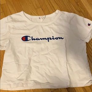 Champion White Tee